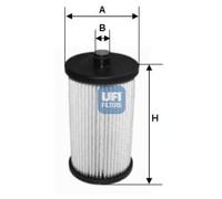 Filtro carburante UFI 26.012.00 VW CRAFTER 30-35 Autobus (2E_) 2.5 TDI