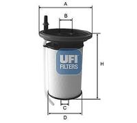 Filtro carburante - UFI 26.053.00