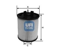 UFI 27.177.00 Filtro aria