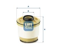 Filtro carburante UFI 2610200 per FORD MAZDA