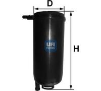 Filtro carburante UFI 31.071.00 PER IVECO DAILY IV Cassone / Furgonato