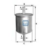 Filtro carburante UFI 31.529.00