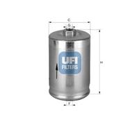 UFI 31.814.00 Filtro carburante