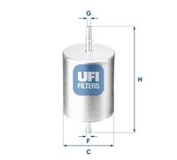 Filtro carburante UFI 3181700 per FORD