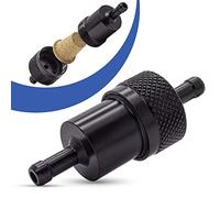 Filtro carburante universale 8mm alluminio benzina benzina auto moto nero