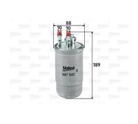 Filtro Carburante Valeo 587522 per Ford
