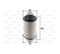 Filtro Carburante Valeo 587909 per Audi Seat Skoda VW