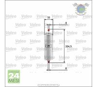 Filtro Carburante Valeo Benzina per ALPINA B12 B10 BERTONE FREECLIMBER BMW 8 E3