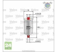 Filtro Carburante Valeo Benzina per AUDI CABRIOLET QUATTRO COUPE 200 100 A6 90