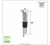 Filtro Carburante Valeo Benzina per BMW Z3 E36 3.0 2.2 3 E46 330 325 320 318 31