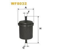 Filtro carburante - WIX FILTERS WF8032