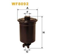WF8092 FILTRO CARBURANTE PER Toyota Camry Station Wagon V2 2.0 GLi 16V 89 KW 121