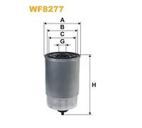 1 FILTRO CARBURANTE WIX FILTERS WF8277 WF8277