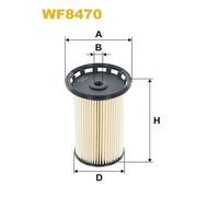 Wix Filters Filtro carburante WF8470 per Seat Alhambra 710/711 2.0 TDI 103 kW 140 CV