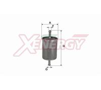 Filtro carburante XENERGY X1510429 per BMW