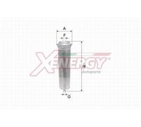 Filtro carburante XENERGY X15909765 per BMW MINI