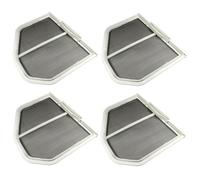 hqrp Filtro raccoglipelucchi (schermo ricevitore) per asciugatrice Amana 4KAED/4KMED – 4 pezzi