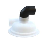 Filtro Ciclonico, Raccoglitore Di Polvere For Lavorazione Del Legno Con Gomito, Coperchio Separatore Ciclonico Fai Da Te For Truciolato, Rifiuti Edili For Aspirapolvere, Accessori Di Ricambio