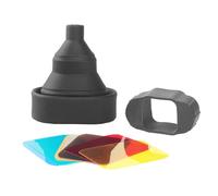 Filtro colorato Snoot Per Fotografia Torce Migliora le Foto Controllo preciso della luce Per Più Fotografia Ha Bisogno di Fotocamera Accessorio
