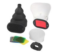 Filtro colorato Snoot per la fotografia Torce migliora le foto Controllo preciso della luce per molteplici esigenze fotografiche sull'attacco della fotocamera