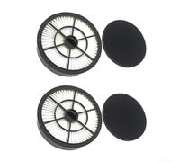 Filtro combinato di ricambio per Hanseatic VC-T4020 HEPA, in micropile, accessorio per aspirapolvere, 174 mm, rotondo, confezione da 2