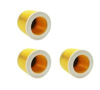 ,Filtro, Compatibile con Karcher, Cartuccia WD2250 WD3.200 MV2 MV3 WD3 Parti del filtro Filtri antipolvere for aspirapolvere(3)