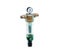 FILTRO CON LAVADO A CONTRACORRIENTE DOUBLE SPIN Y VASO TRANSPARENTE - 1" - TMAX 40ºC - PE 16 BAR - MALLA 200 MICRAS - F76S-1AD