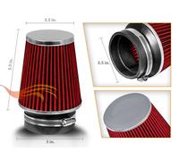 FILTRO CONICO DRY TYPE PER INGRESSO D'ARIA FREDDA 89MM 3.5" POLLICI