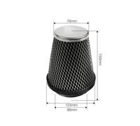 Filtro Aria auto Universale conico con adattatori FSR/UN