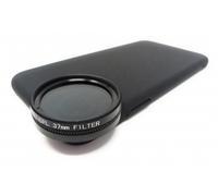 Filtro CPL 37mm Circular Polarizer Lente in Nero con Custodia per iPhone XR