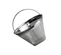 Filtro da caffè in acciaio inossidabile a rete fine Filtro a forma di cono antiruggine Facile pulizia Compatibile con filtro permanente per caffè gocciolante