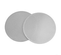 Filtro da caffè riutilizzabile in metallo, 61 mm, confezione da 2 pezzi, per AeroPress Original - Disco a rete ultra fine in acciaio inox - per birre di qualità barista per viaggi e campeggio (A)