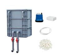 Filtro D'Acqua Acquario | Ciclo idrico con pompa a cassetta a 3 livelli | Kit Pompe E Filtri Per Vasca Acquario Da I Pesci - Per Filtrazione Circolazione Pulizia Interno Esterno Casa E Uso