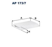 Filtro D'aria FILTRON AP 173/7 Per SUZUKI