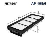 Filtro D'Aria FILTRON AP 198/6 Per HYUNDAI