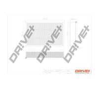 Filtro D'Aria Per NISSAN Drve+ DP1110.10.0592