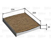 FILTRO D'ARIA VALEO PER VW AUDI SEAT SKODA 701029