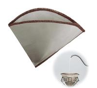 Filtro del caffè Riutilizzabile Filtro permanente del caffè, Filtro del caffè in acciaio inox Compatibile con il supporto del filtro Caffettiera Attacco universale del filtro del caffè (1-2 tazze)