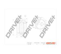 Filtro Del Carburante Drve DP1110.13.0065 Per AUDI, SEAT, SKODA, VW