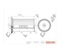 Filtro Del Carburante Drve+ DP1110.13.0102 Per AUDI, SEAT, VW