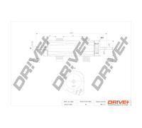Drve+ Filtro Carburante Filtro Tubazione Per Audi A4 Avant 2.0 TDI A6
