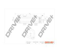 Filtro Del Carburante Per AUDI Drve+ DP1110.13.0079