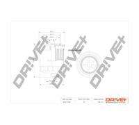 Filtro Del Carburante Per TOYOTA Drve+ DP1110.13.0106