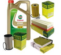 FILTRO DEL KIT DI ISPEZIONE CASTROL 5L OLIO 5W30 per VW Passat Variant 3C 5 2.0