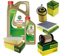 FILTRO DEL KIT DI ISPEZIONE CASTROL 6L OLIO 5W30 per VW Passat Variant 3G5 2.0
