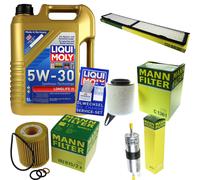FILTRO DEL KIT DI ISPEZIONE LIQUI MOLY OLIO 5L 5W-30 per BMW Serie 1 E87 116i