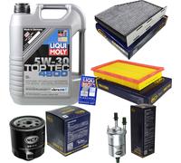 FILTRO DEL KIT DI ISPEZIONE LIQUI MOLY OLIO 5L 5W-30 per VW Golf V 1 K 1 1.4 16V