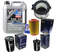 FILTRO DEL KIT DI ISPEZIONE LIQUI MOLY OLIO 5L 5W-30 per VW Transporter IV Bus