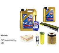 FILTRO DEL KIT DI ISPEZIONE LIQUI MOLY OLIO 6L 5W-30 per BMW X1 E84 xDrive20i xD