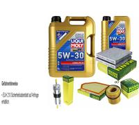 FILTRO DEL KIT DI ISPEZIONE LIQUI MOLY OLIO 6L 5W-30 per BMW X3 F25 xDrive20i xD
